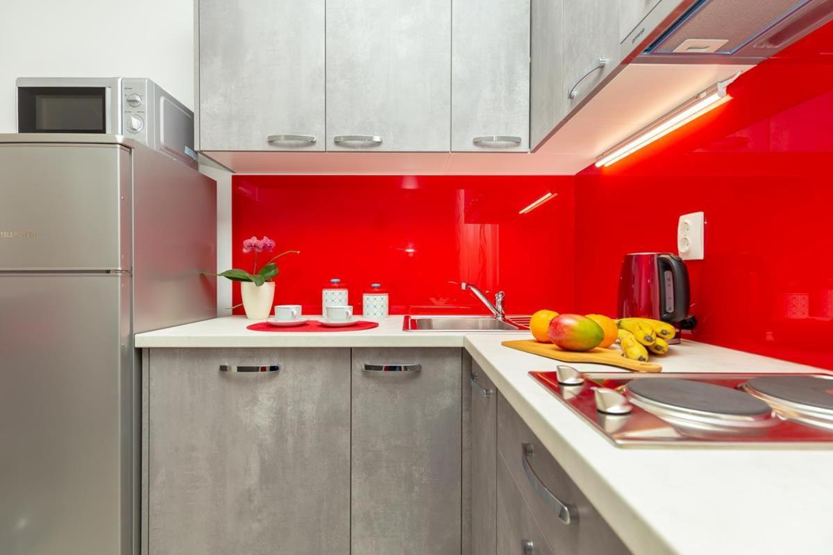 Apartments Red And Blue Mlini Εξωτερικό φωτογραφία